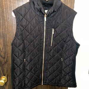 Calvin Klein Black Quilted Vest